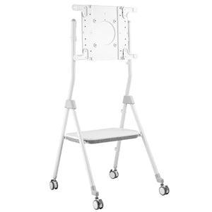COMMBOX TWIST MEDIA CART WITH TEIST FUNCTION, 5 DEGREE TILT ANGLE, FOR UP TO 55", WHITE