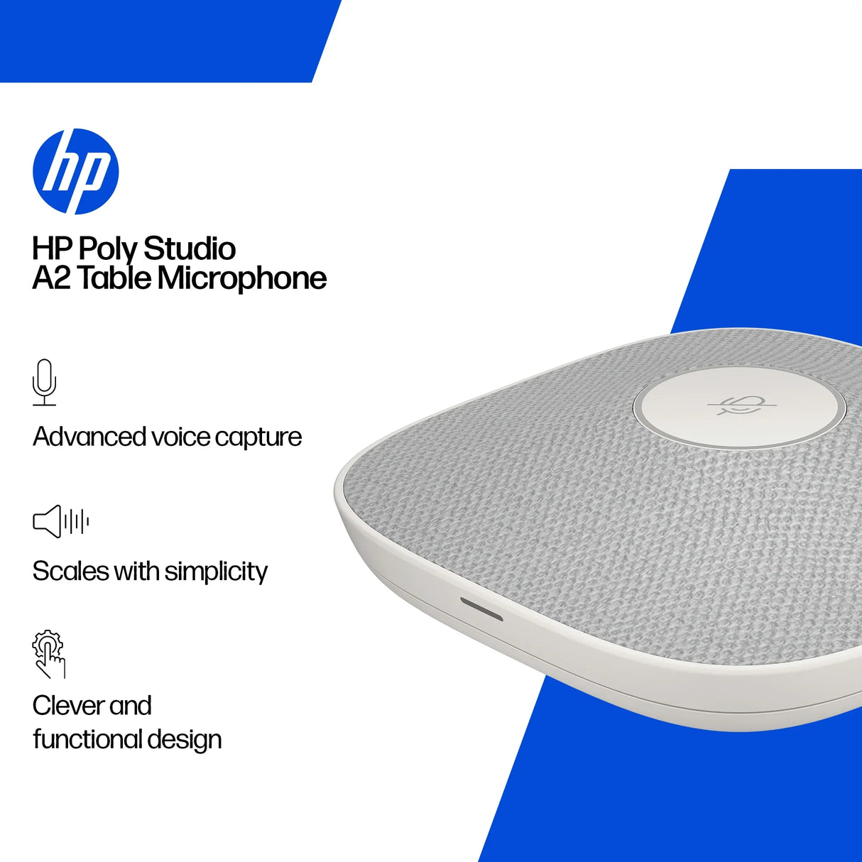 POLY A2 – HD (720p) / 8-Mic Array – UC Webcam