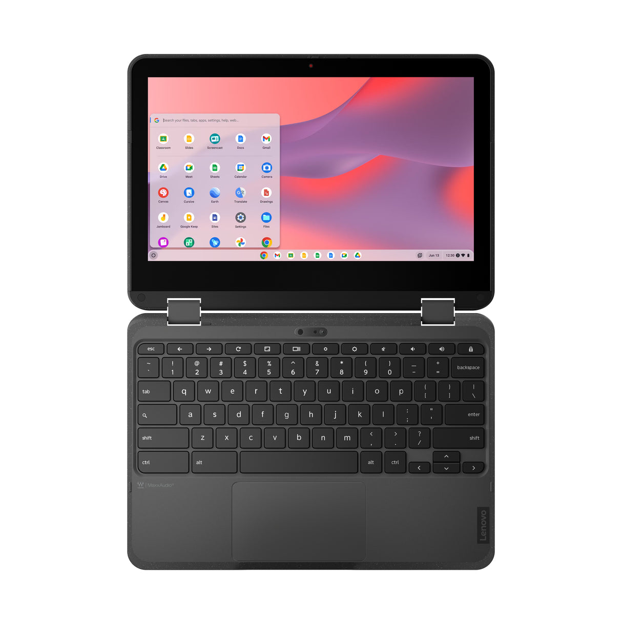 LENOVO 500e Chromebook Gen 4s Laptop – Intel N150 / 8GB LPDDR5 / 64GB eMMC / Intel® Graphics – Sustainable Business Laptop