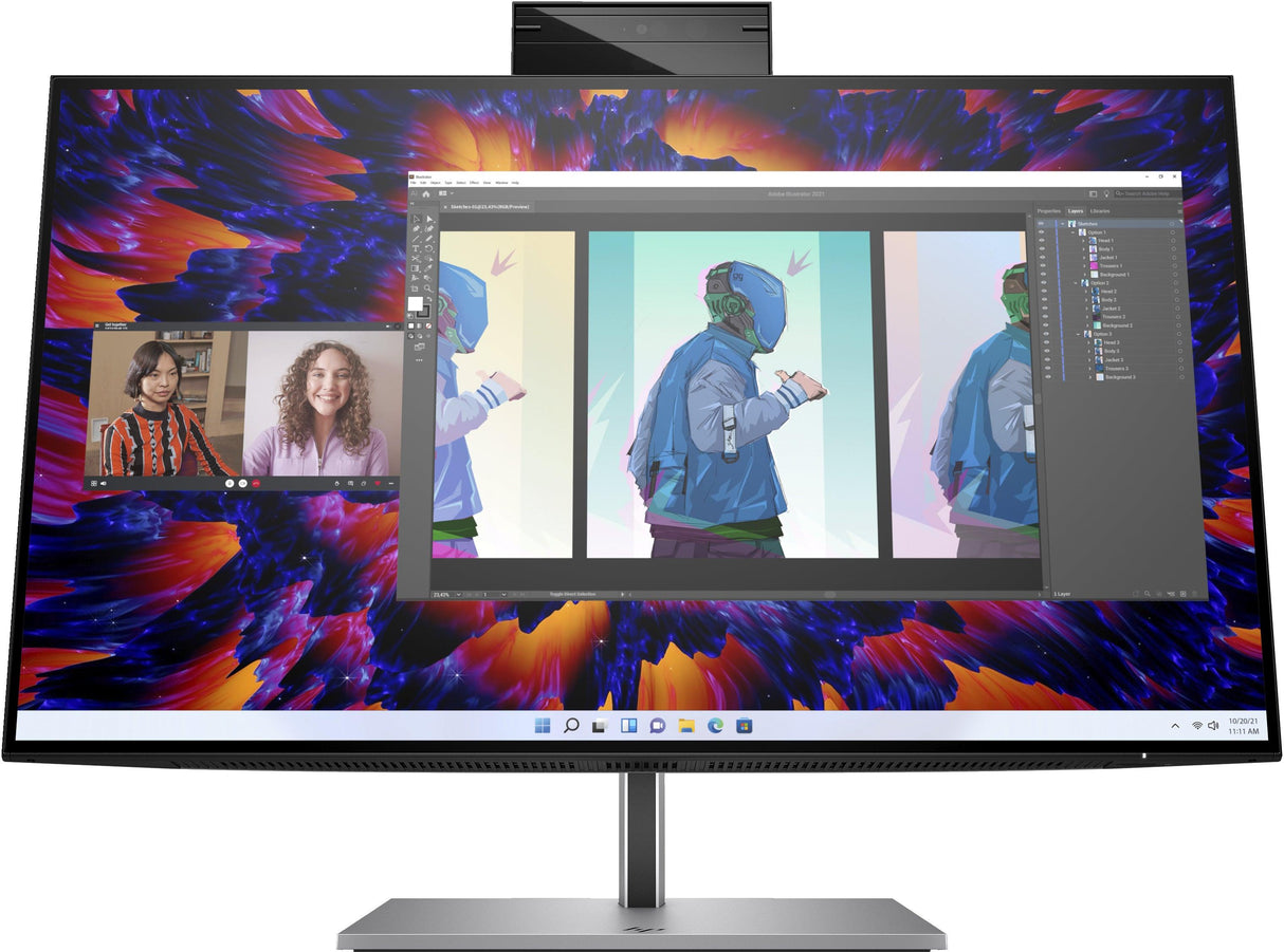 HP Z24m G3 computer monitor (23.8") Quad HD Silver