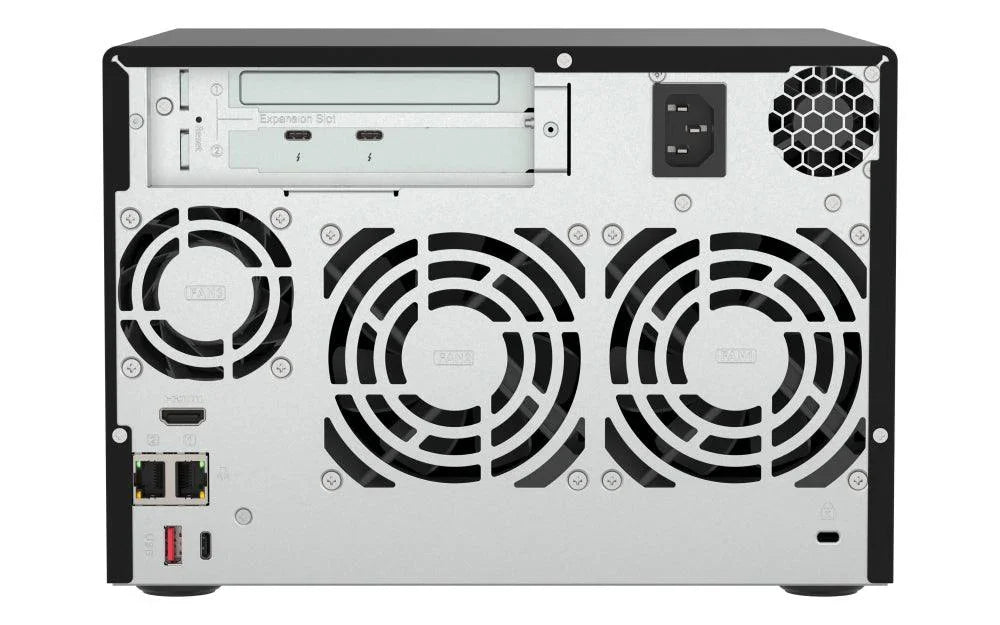 QNAP i5-12400 | Intel UHD Graphics 730 |32 GB SODIMM DDR4 | 5GB Flash | 6 x 3.5" SATA | 2 x M.2 | 6.36 kg (TVS-H674T-I5-32G)