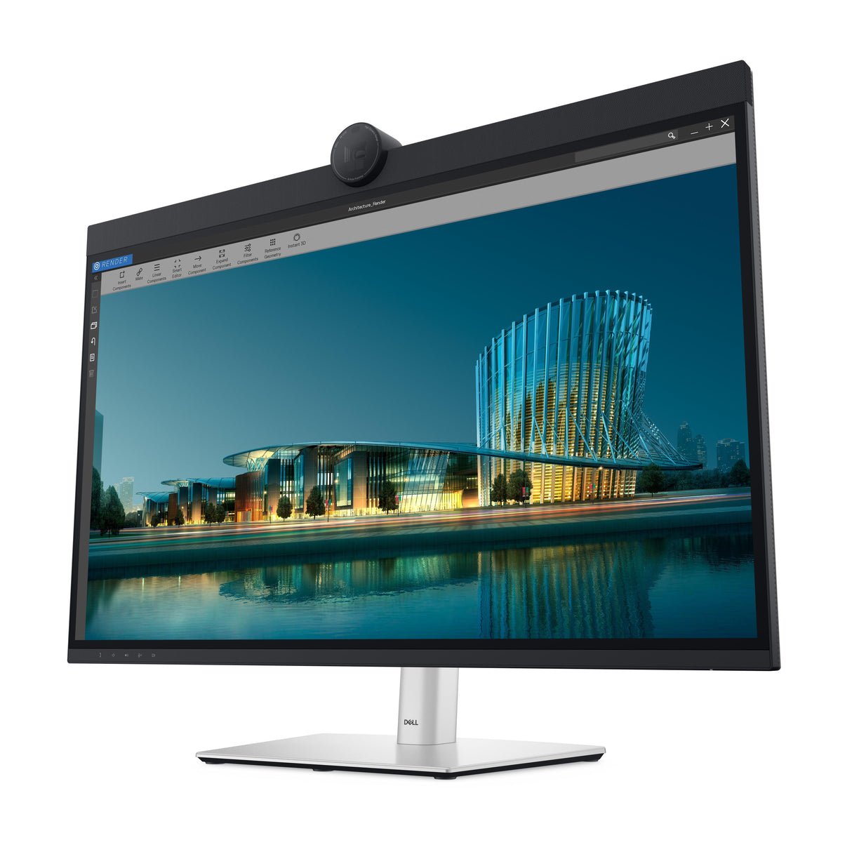 DELL UltraSharp LED display (32") 6144 x 3456 pixels 6K Ultra HD LCD Black, Silver