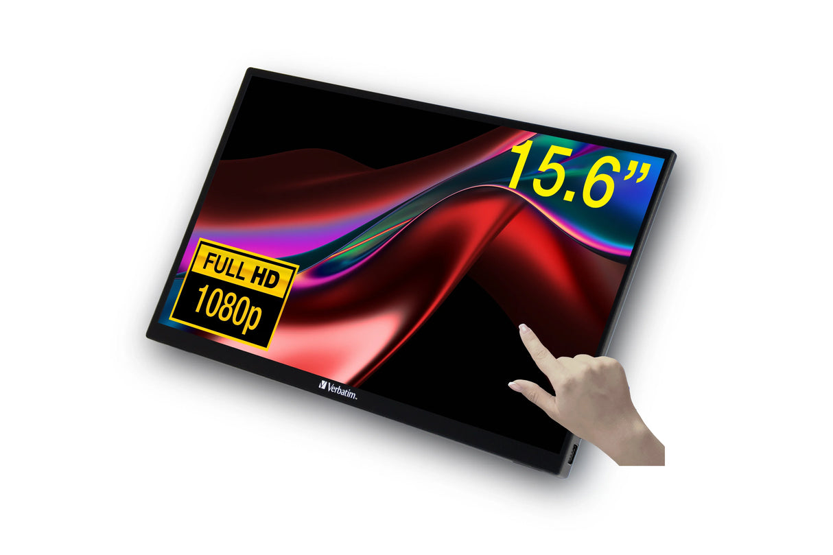 VERBATIM 49592 Monitor – 15.6" / Full HD / IPS / 60Hz – Business Monitor