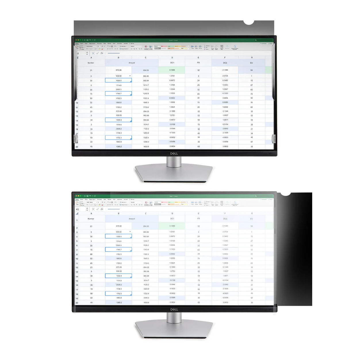 STARTECH PRIVACY-SCREEN-238M – 23.8" / 2-Way Privacy – Widescreen Privacy Filter – Slide-Mount – Blue Light Reduction & Anti-Glare