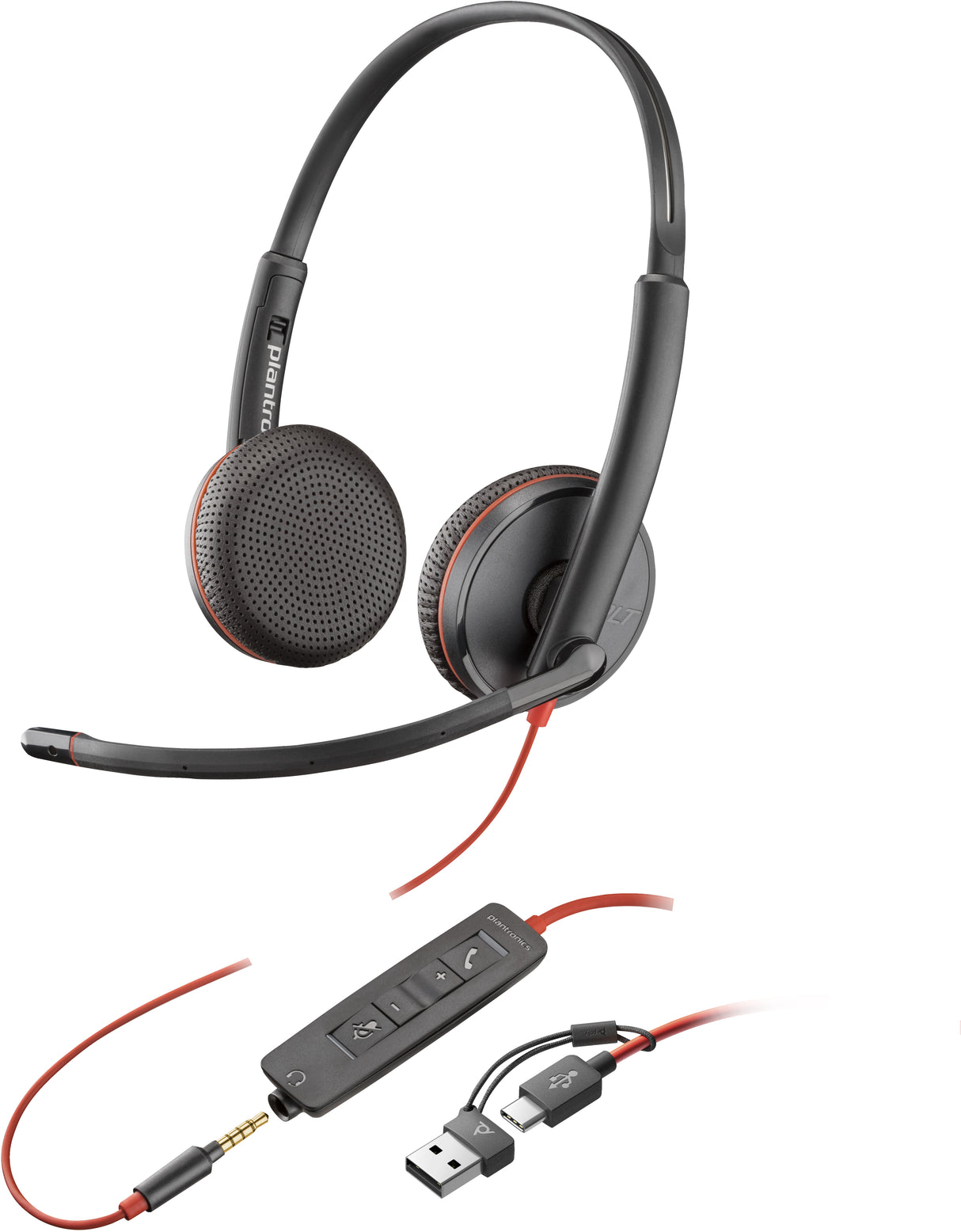 POLY Blackwire 3225 Stereo USB-C Headset