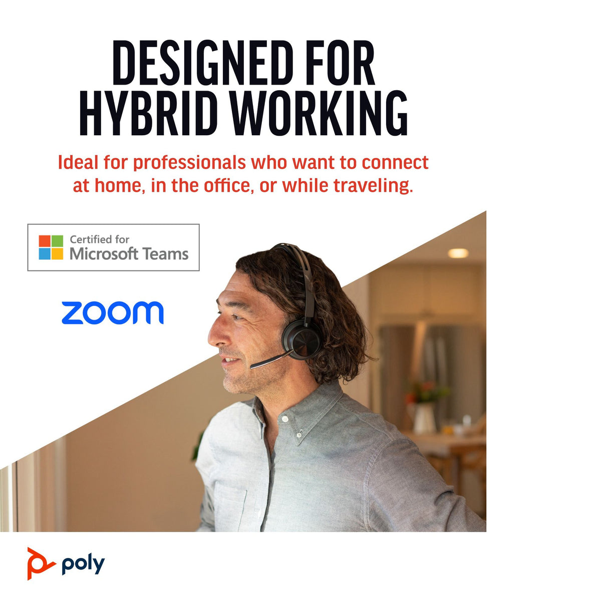 POLY Voyager Focus 2 MS Teams Certified USB-C Headset