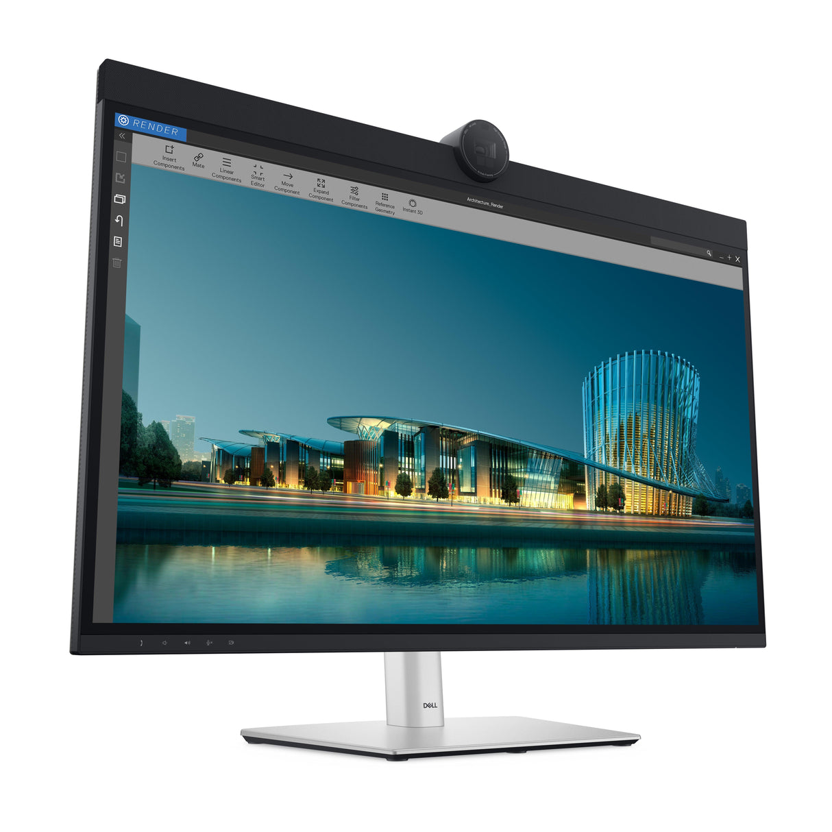 DELL UltraSharp LED display (32") 6144 x 3456 pixels 6K Ultra HD LCD Black, Silver