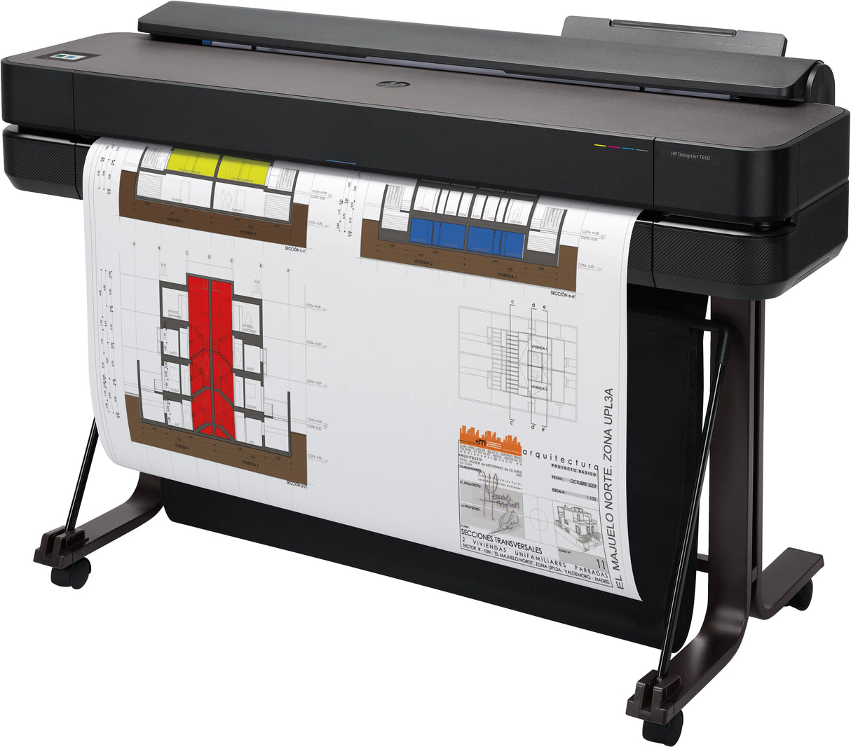 HP DESIGNJET T650 36-IN – Large Format Printer – Fast A1 Printing, Budget-Friendly