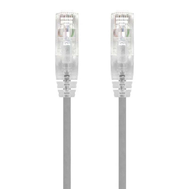 ALOGIC 0.3m Grey Series Alpha Ultra Slim Cat6 Network Cable | UTP | 28AWG (C6S-0.30GRY)