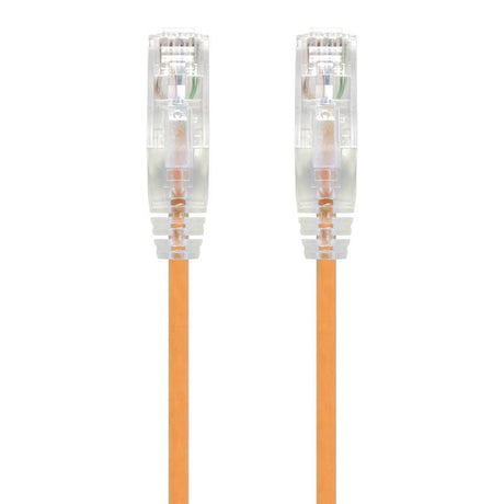 ALOGIC 0.3m Orange Series Alpha Ultra Slim Cat6 Network Cable | UTP | 28AWG (C6S-0.30ORN)