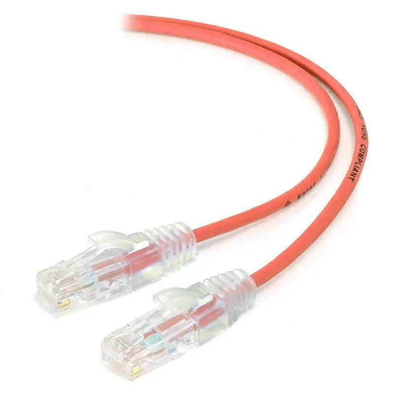 ALOGIC 0.3m Red Series Alpha Ultra Slim Cat6 Network Cable | UTP | 28AWG (C6S-0.30RED)