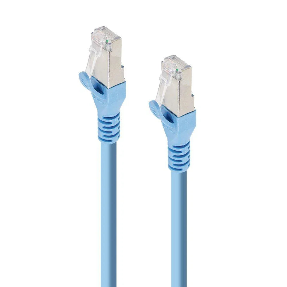 ALOGIC 0.5m Blue Shielded CAT6A LSZH Network Cable (C6A-0.5-BLUE-SH)