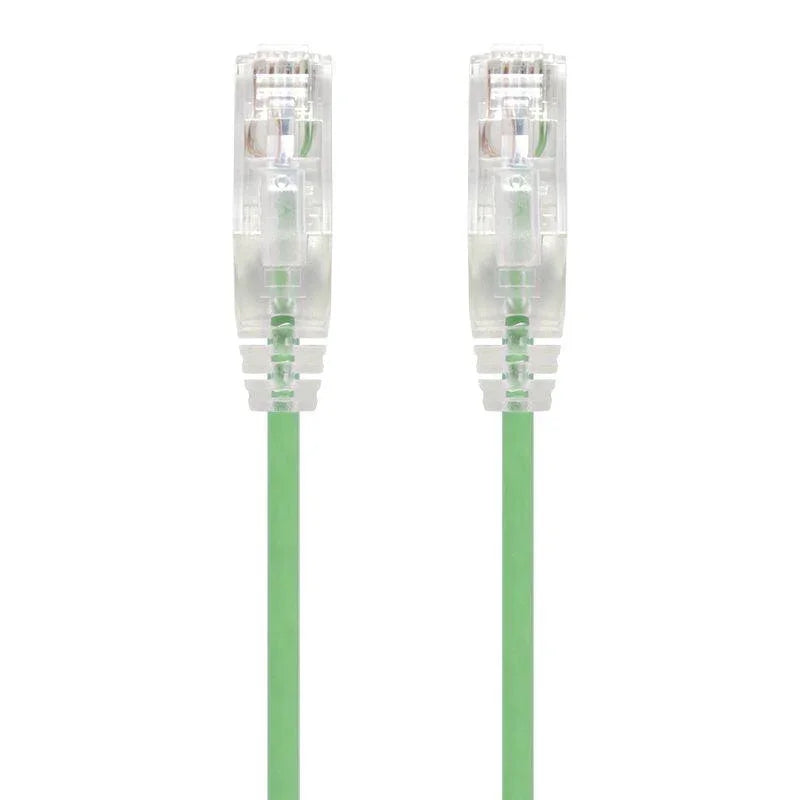 ALOGIC 0.5m Green Series Alpha Ultra Slim Cat6 Network Cable | UTP | 28AWG (C6S-0.50GRN)