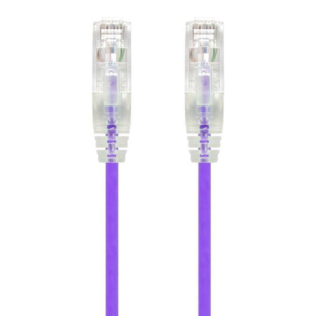 ALOGIC 0.5m Purple Series Alpha Ultra Slim Cat6 Network Cable | UTP | 28AWG (C6S-0.50PUR)