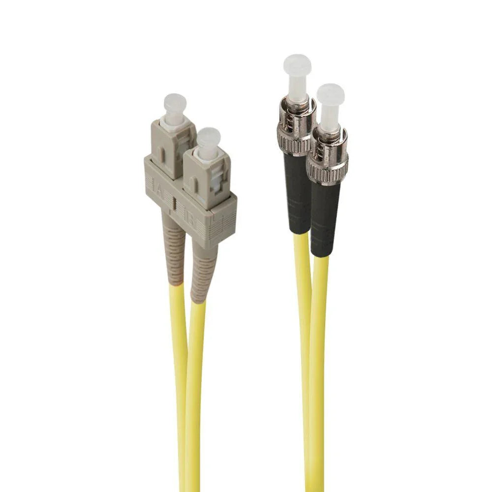ALOGIC 0.5m SC-ST Single Mode Duplex LSZH Fibre Cable 09|125 OS2 (SCST-0.5-OS2)