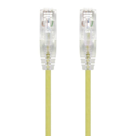ALOGIC 0.5m Yellow Series Alpha Ultra Slim Cat6 Network Cable | UTP | 28AWG (C6S-0.50YEL)