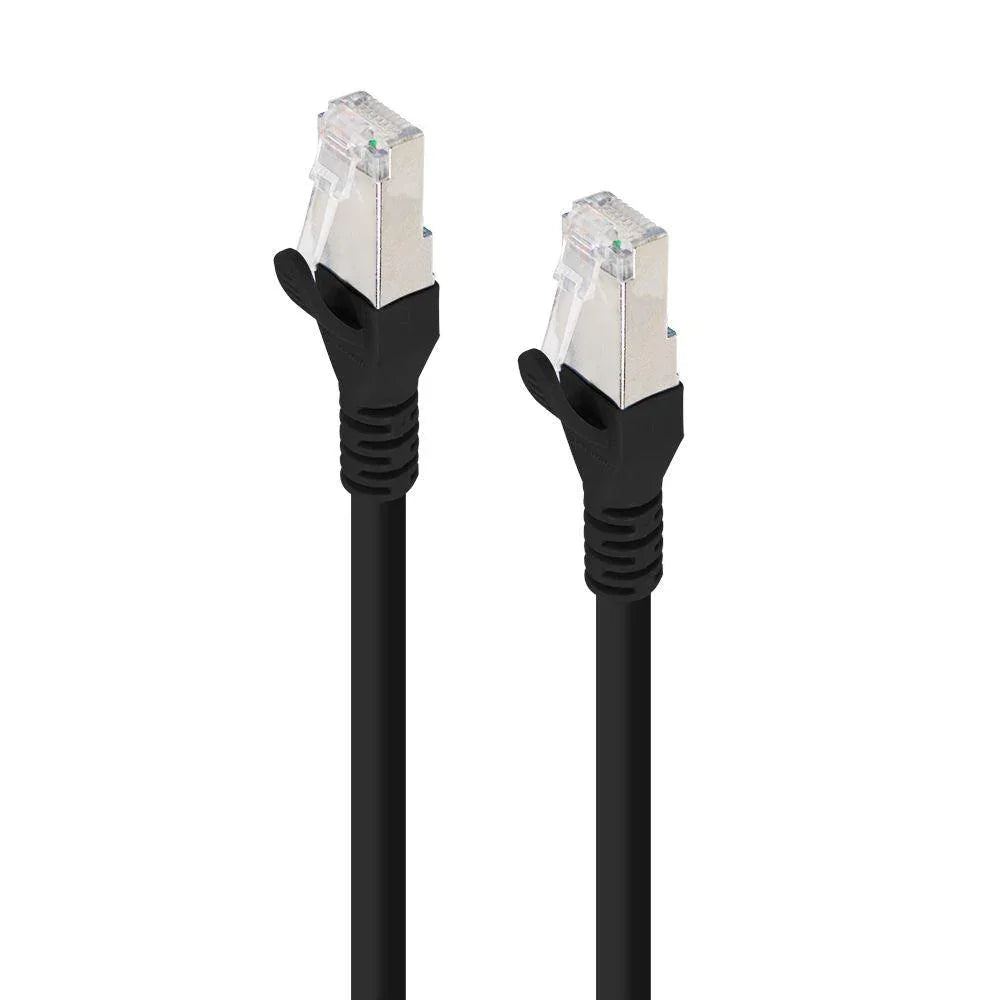ALOGIC 1.5m Black Shielded CAT6A LSZH Network Cable (C6A-1.5-BLACK-SH)