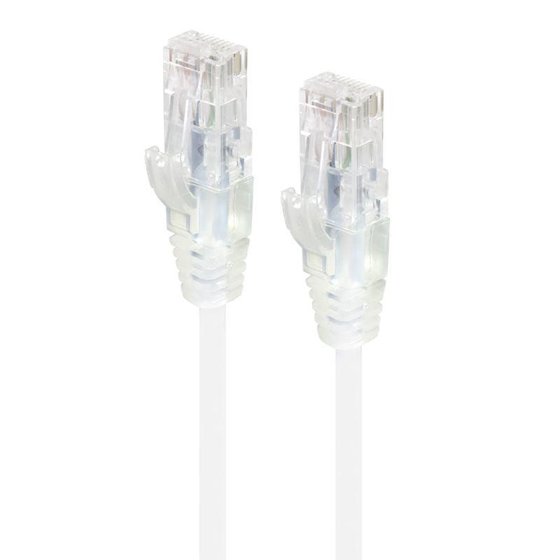 ALOGIC 1.5m White Series Alpha Ultra Slim Cat6 Network Cable | UTP | 28AWG (C6S-1.5WHT)