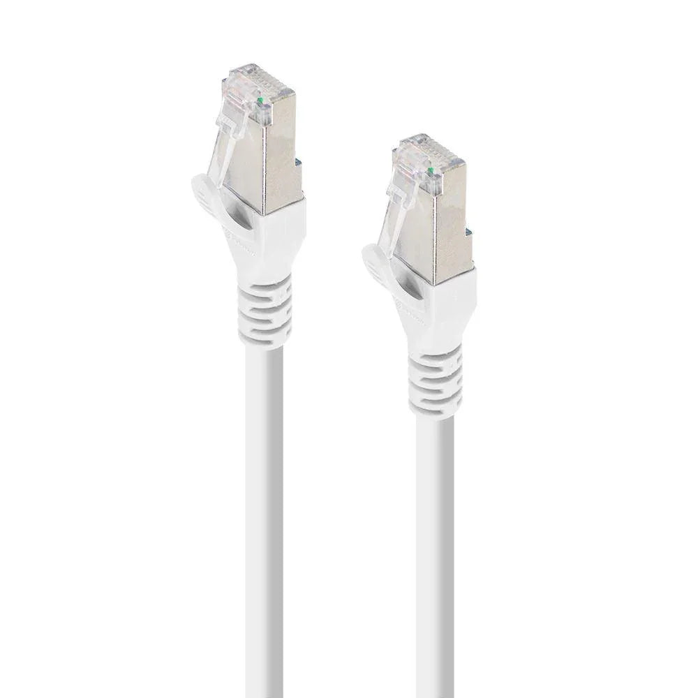 ALOGIC 10m White Shielded CAT6A LSZH Network Cable (C6A-10-WHITE-SH)