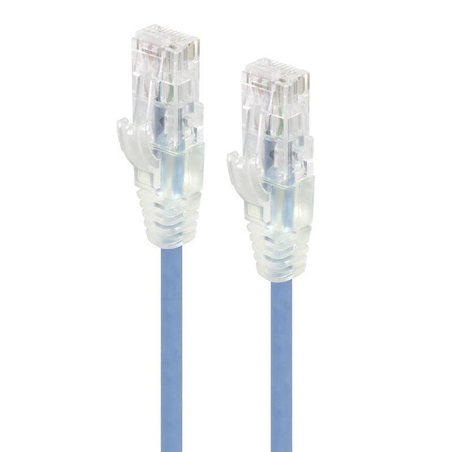 ALOGIC 1m Blue Series Alpha Ultra Slim Cat6 Network Cable | UTP | 28AWG (C6S-01BLU)