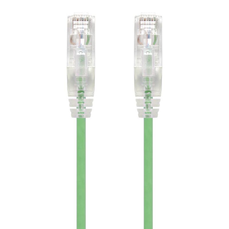 ALOGIC 1m Green Series Alpha Ultra Slim Cat6 Network Cable | UTP | 28AWG (C6S-01GRN)