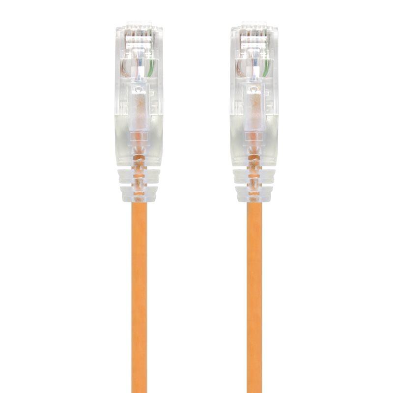 ALOGIC 1m Orange Series Alpha Ultra Slim Cat6 Network Cable | UTP | 28AWG (C6S-01ORN)