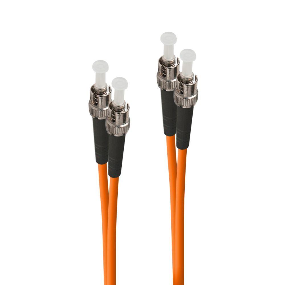 ALOGIC 1m ST-ST Multi Mode Duplex LSZH Fibre Cable 62.5|125 OM1 (STST-01-OM1)