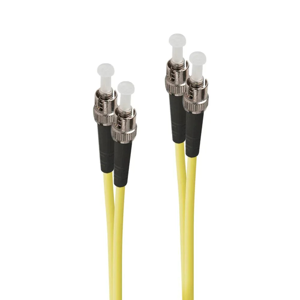 ALOGIC 1m ST-ST Single Mode Duplex LSZH Fibre Cable 09|125 OS2 (STST-01-OS2)