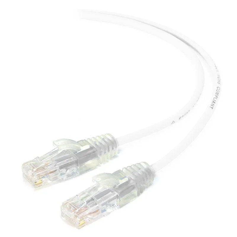 ALOGIC 1m White Series Alpha Ultra Slim Cat6 Network Cable | UTP | 28AWG (C6S-01WHT)