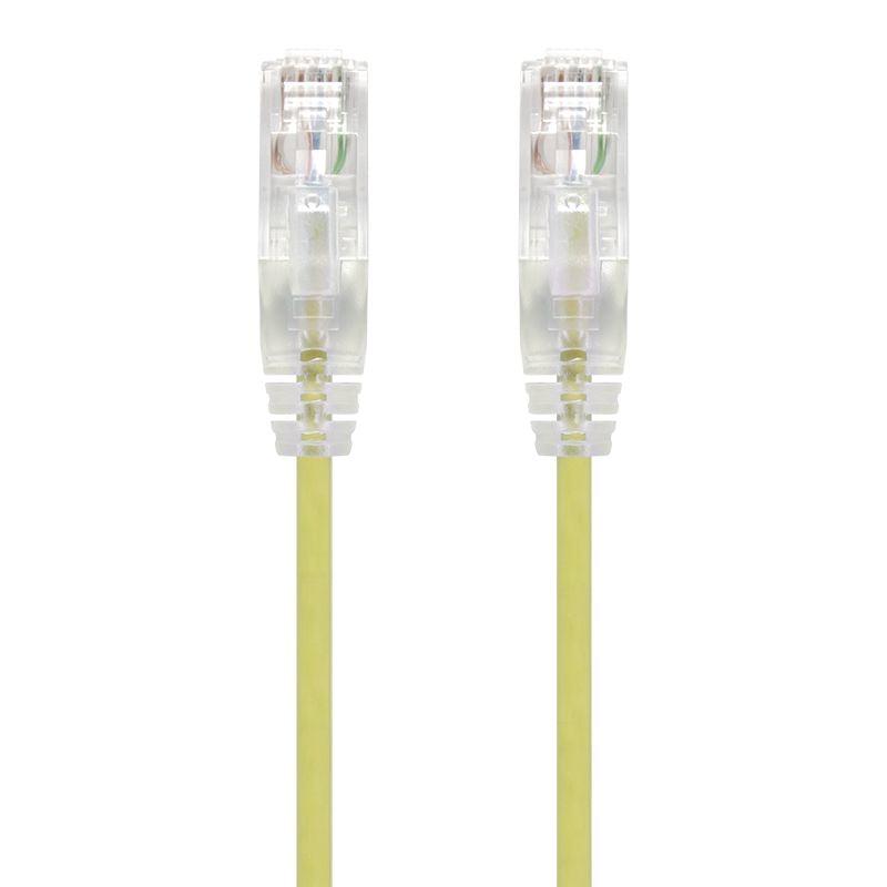 ALOGIC 1m Yellow Series Alpha Ultra Slim Cat6 Network Cable | UTP | 28AWG (C6S-01YEL)