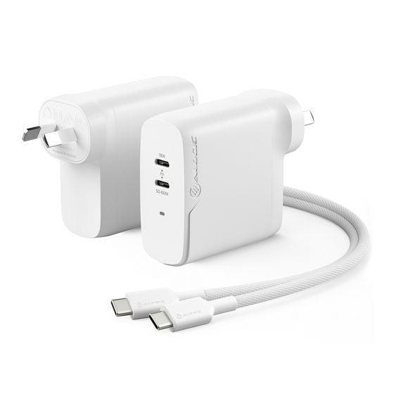 ALOGIC 2 USB-C | PD3.0 | max. 68W | GaN | 100-240 VAC | 50~60 Hz | 1.5A Max | 2 m | 66 × 63 × 29.5 mm | 150 g (WCG2X68-ANZ)