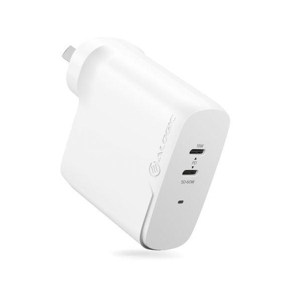 ALOGIC 2 USB-C | PD3.0 | max. 68W | GaN | 100-240 VAC | 50~60 Hz | 1.5A Max | 2 m | 66 × 63 × 29.5 mm | 150 g (WCG2X68-ANZ)