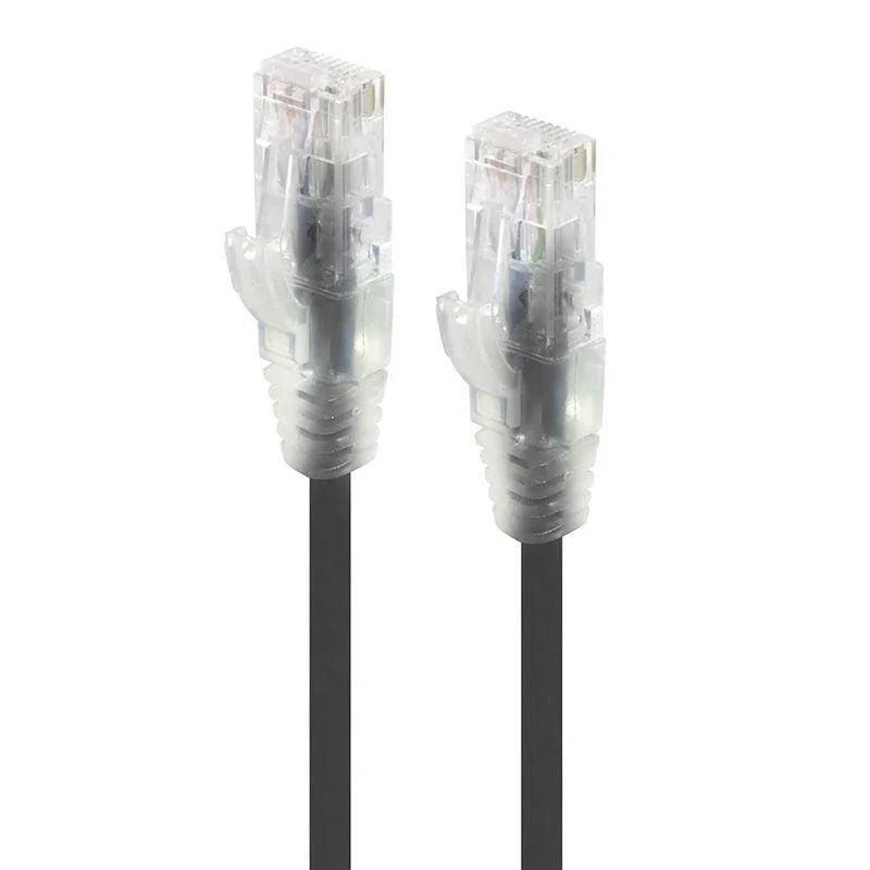 ALOGIC 2m Black Series Alpha Ultra Slim Cat6 Network Cable | UTP | 28AWG (C6S-02BLK)