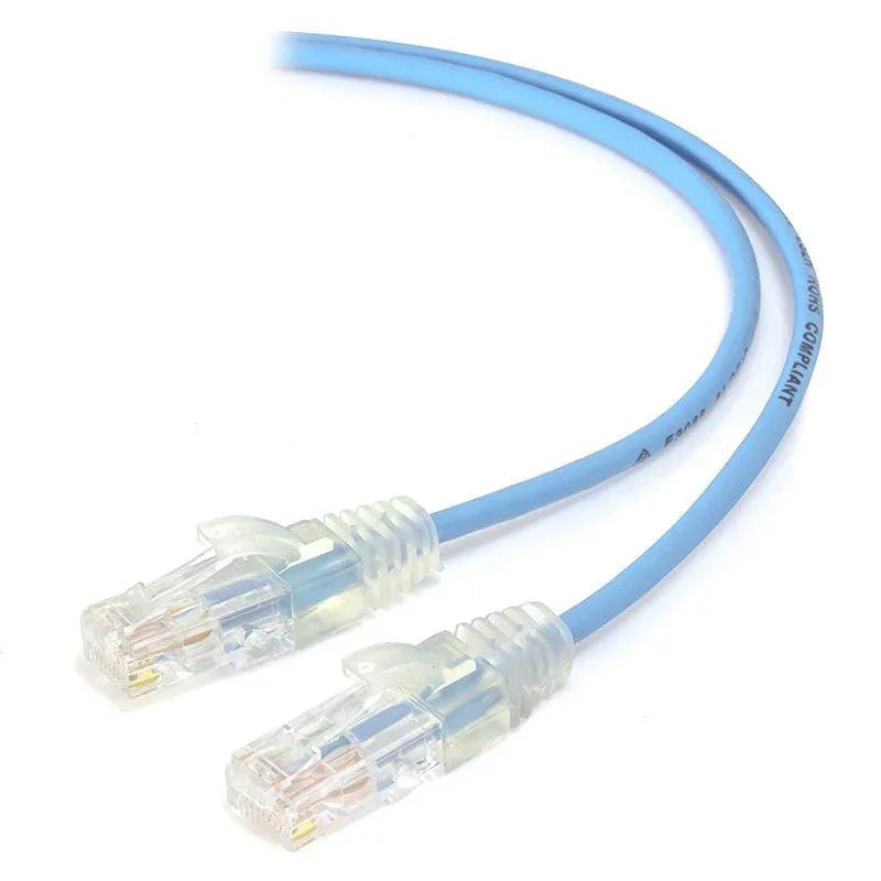 ALOGIC 2m Blue Series Alpha Ultra Slim Cat6 Network Cable | UTP | 28AWG | Retail (C6S-02BLUR)