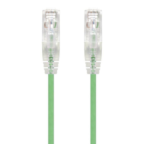 ALOGIC 2m Green Series Alpha Ultra Slim Cat6 Network Cable | UTP | 28AWG (C6S-02GRN)