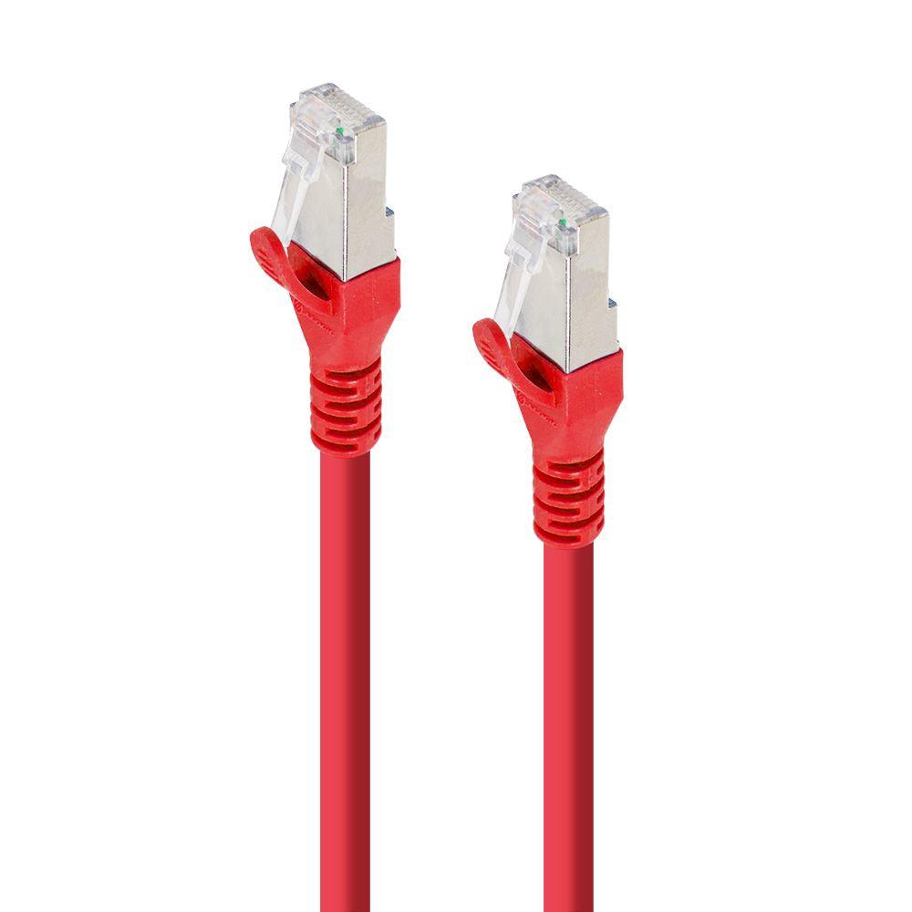 ALOGIC 2m Red Shielded CAT6A LSZH Network Cable (C6A-02-RED-SH)
