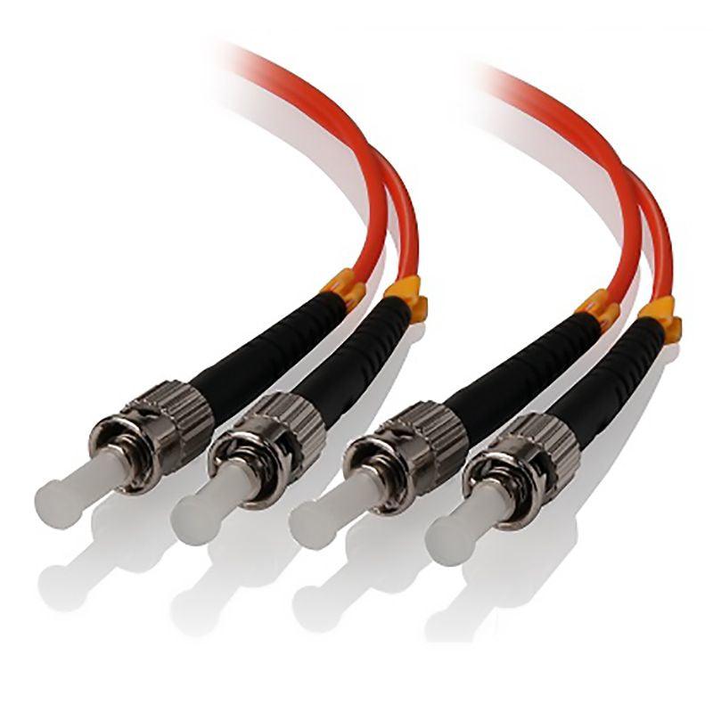 ALOGIC 2m ST-ST Multi Mode Duplex LSZH Fibre Cable 62.5|125 OM1 (STST-02-OM1)