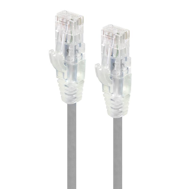 ALOGIC 3m Grey Series Alpha Ultra Slim Cat6 Network Cable | UTP | 28AWG (C6S-03GRY)