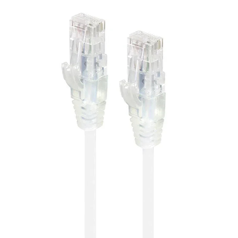 ALOGIC 3m White Series Alpha Ultra Slim Cat6 Network Cable | UTP | 28AWG (C6S-03WHT)
