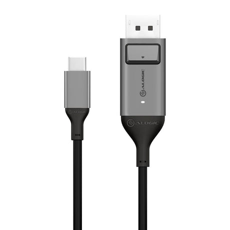 ALOGIC ALOGIC 1m Ultra USB-C (Male) to DP (Male) Cable - 4K @60Hz with LED (White) (ULCDP01-SGR)