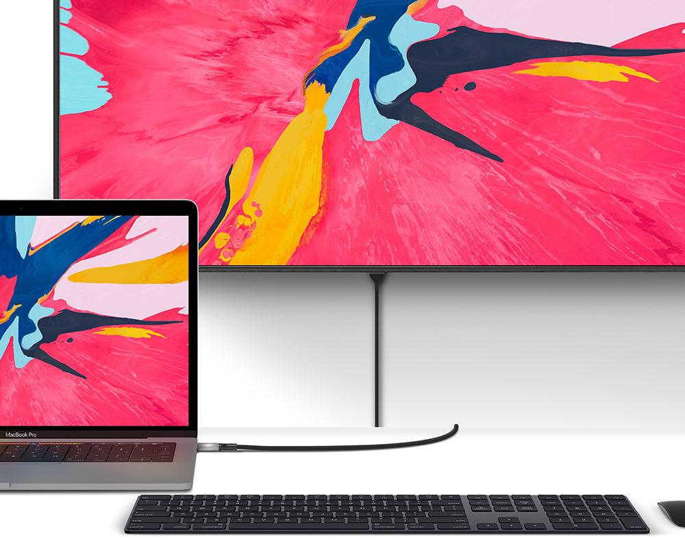 ALOGIC ALOGIC 1m Ultra USB-C (Male) to DP (Male) Cable - 4K @60Hz with LED (White) (ULCDP01-SGR)