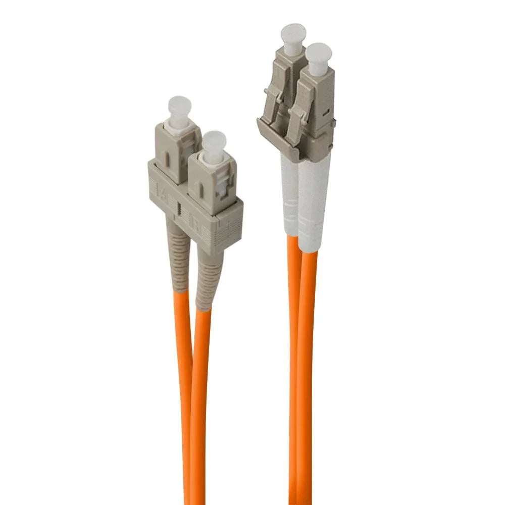ALOGIC ALOGIC 2m LC-SC Multi Mode Duplex LSZH Fibre Cable 62.5|125 OM1 (LCSC-02-OM1)
