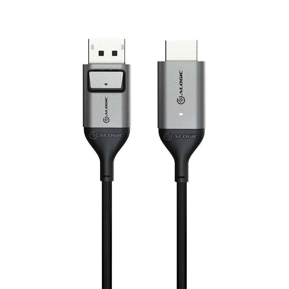 ALOGIC DisplayPort - HDMI | M|M | 3840 x 2160px | 60 Hz |DP 1.4 | 2 m (ULDPHD02-SGR)