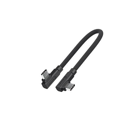 ALOGIC Elements Pro Right-Angle USB-C to Right Angle USB-C Cable (ELPCCRA0.25-BK)