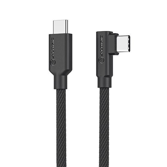 ALOGIC Elements Pro Right-Angle USB-C to USB-C Cable - 2m (ELPRACC02-BK)