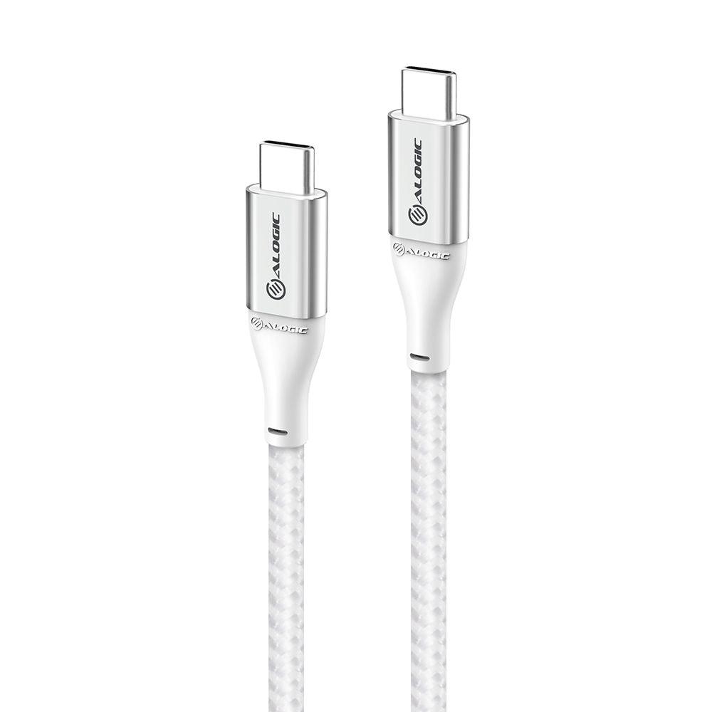 ALOGIC Super Ultra USB 2.0 USB-C to USB-C Cable - 5A|480Mbps - Silver - 30cm (ULCC2030-SLV)