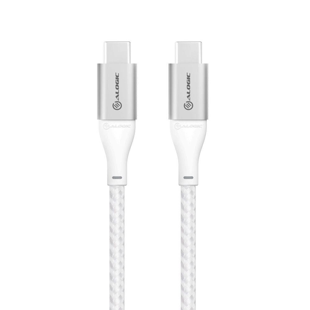 ALOGIC Super Ultra USB 2.0 USB-C to USB-C Cable - 5A|480Mbps - Silver - 30cm (ULCC2030-SLV)