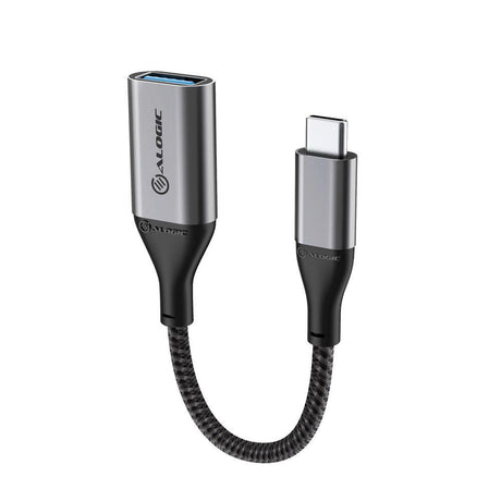 ALOGIC Super Ultra USB 3.1 USB-C to USB-A Adapter - 15cm - Space Grey (ULCAA-SGR)