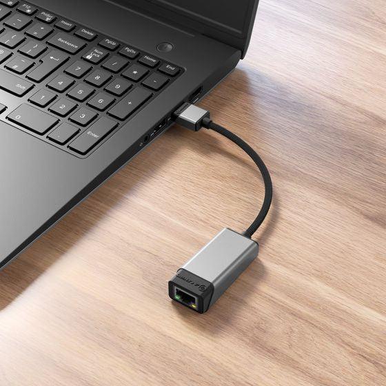 ALOGIC Ultra USB-A (Male) to RJ45 Gigabit Ethernet (Female) Adapter (ULAGE-SGR)