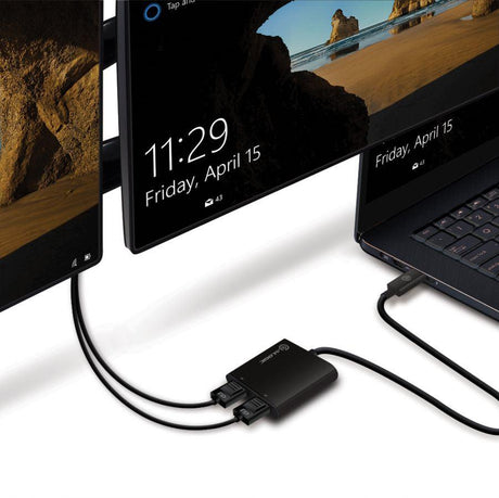 ALOGIC USB-C to Dual DisplayPort Adapter - 4K - 30 Hz (UC2DP-ADP)
